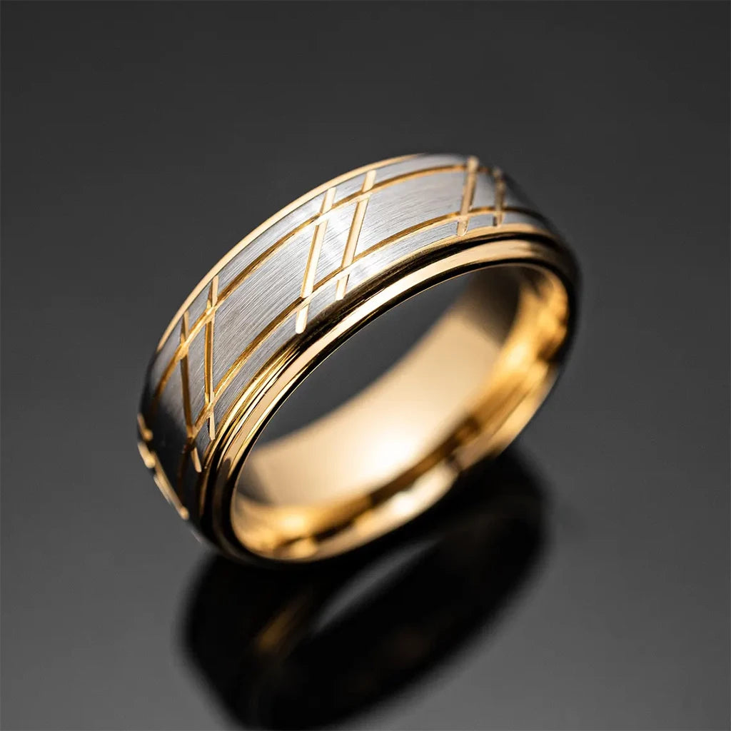 Anillo Vintage Hombre - Estilo Retro Punk Lujo