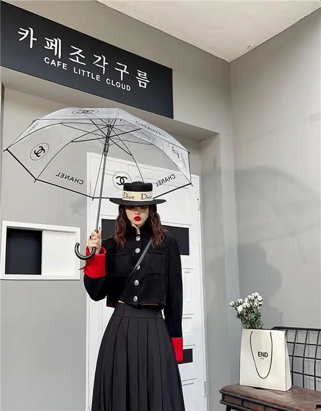 Falda Primavera Mujer Plisada Larga - Falda Color Sólido Elegante Coreana