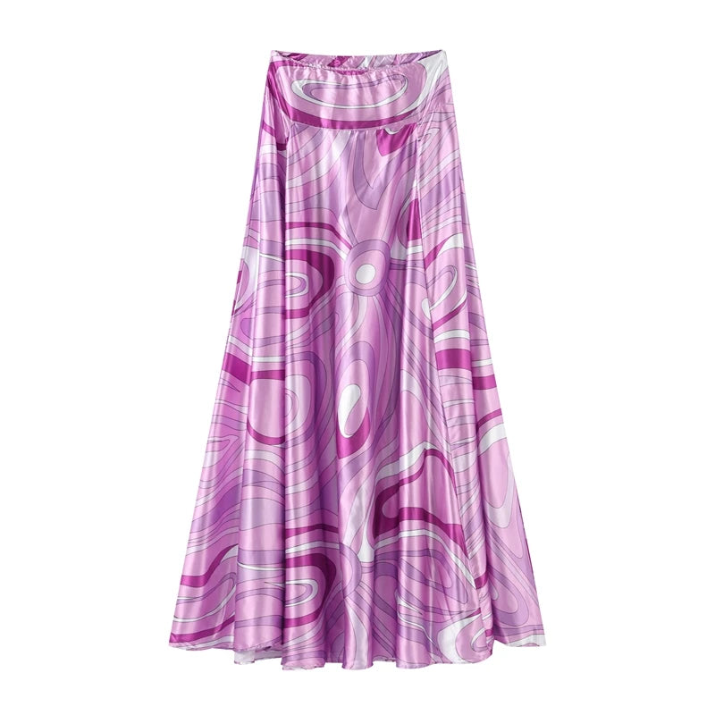 Conjunto Mujer Bohemia - Camisa Falda Larga Vintage Irregular