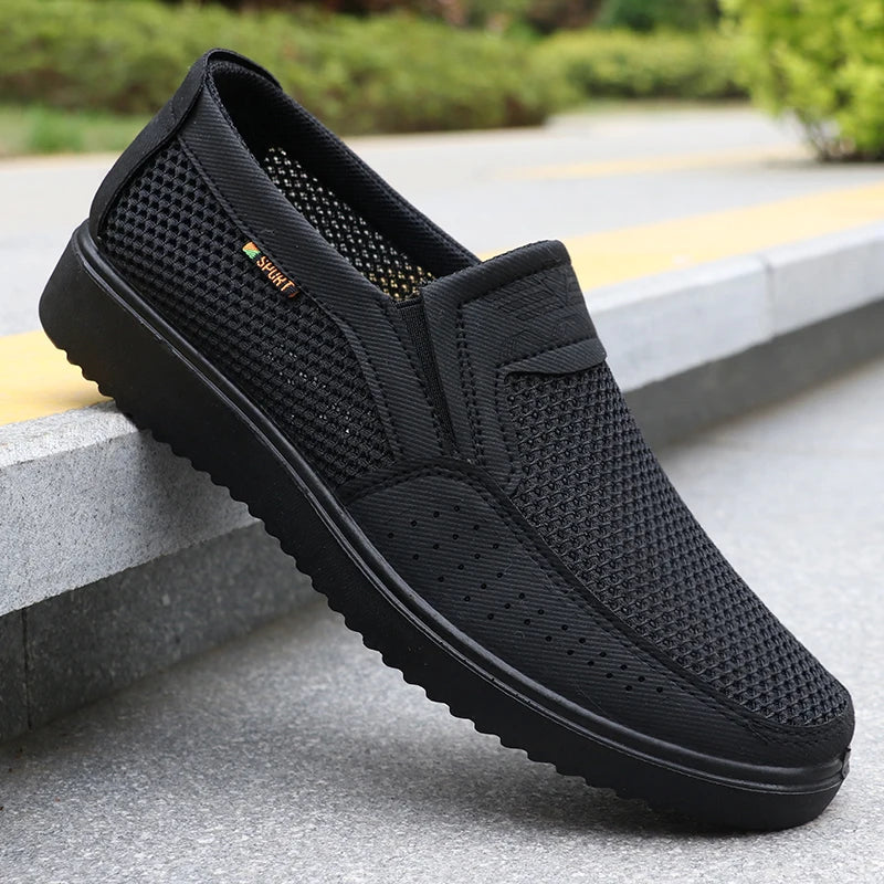 Zapatos Hombre Slip-On Transpirables - Casual Ligeros Walking Outdoor Pesca Parque Ejercicio
