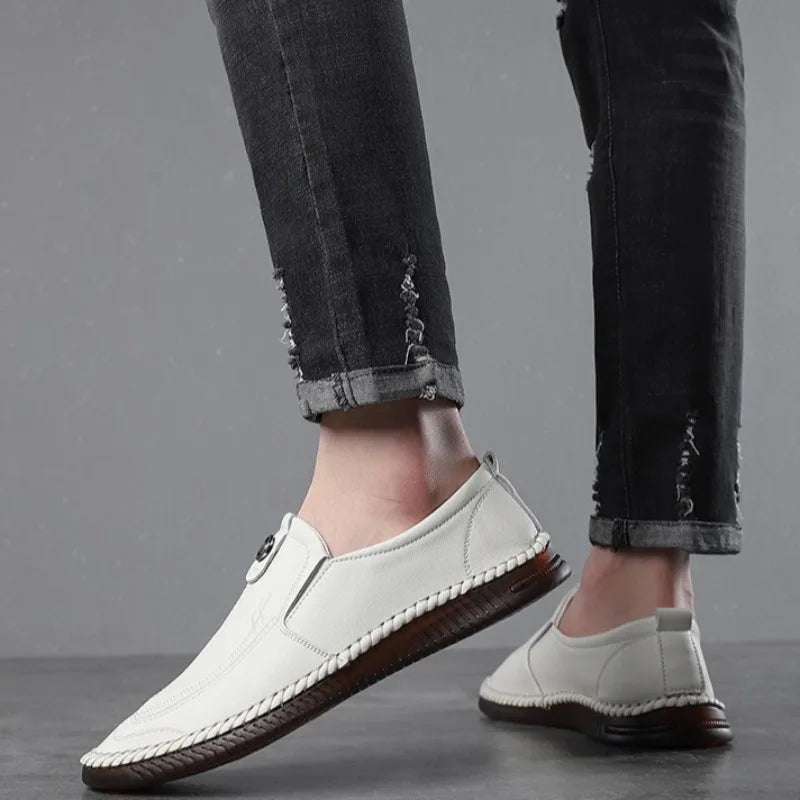 Zapatos Hombre Business Cuero - Vestir Clásicos Fashion Artesanales Conducción Loafers Mocasines