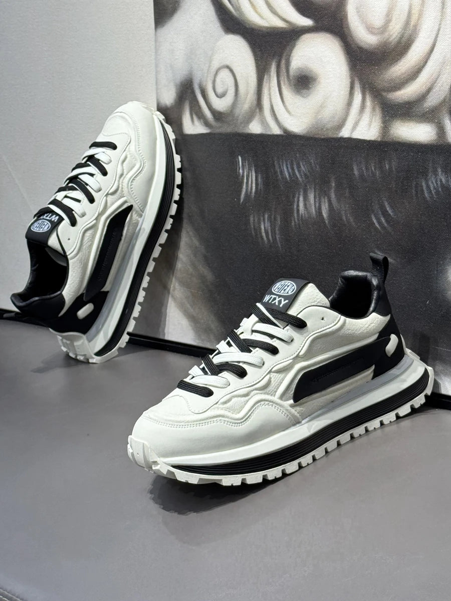 Sneakers Hombre Platform Deportivos - Sport Leisure Casual Antideslizantes Fashion Resistentes Loafers