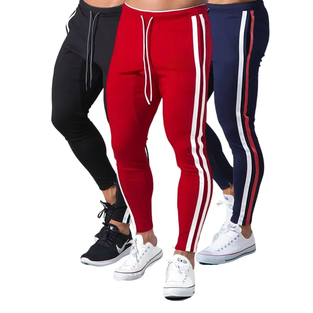 Pantalones Jogger Hombre Skinny - Entrenamiento Fitness Gimnasio Ajustados