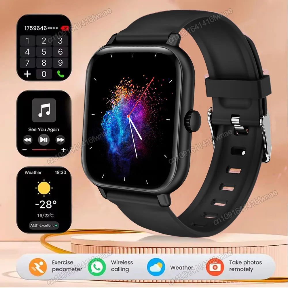 Smartwatch 2.01'' HD para Android iOS - Llamadas Bluetooth Deportivo Música