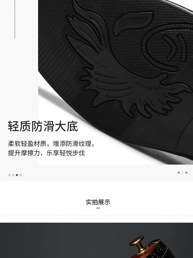 Zapatos Oxford Hombre Cuero Charol - Elegantes Formales Negros Cordones Boda Oficina