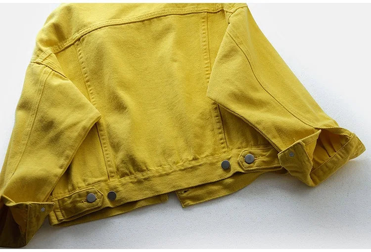 Chaqueta Denim Mujer Boyfriend - Jacket Jeans Oversize Colores 2023