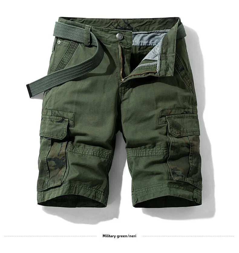 Shorts Trabajo Hombre Outdoor - Pantalones Casuales Senderismo Verano 2025