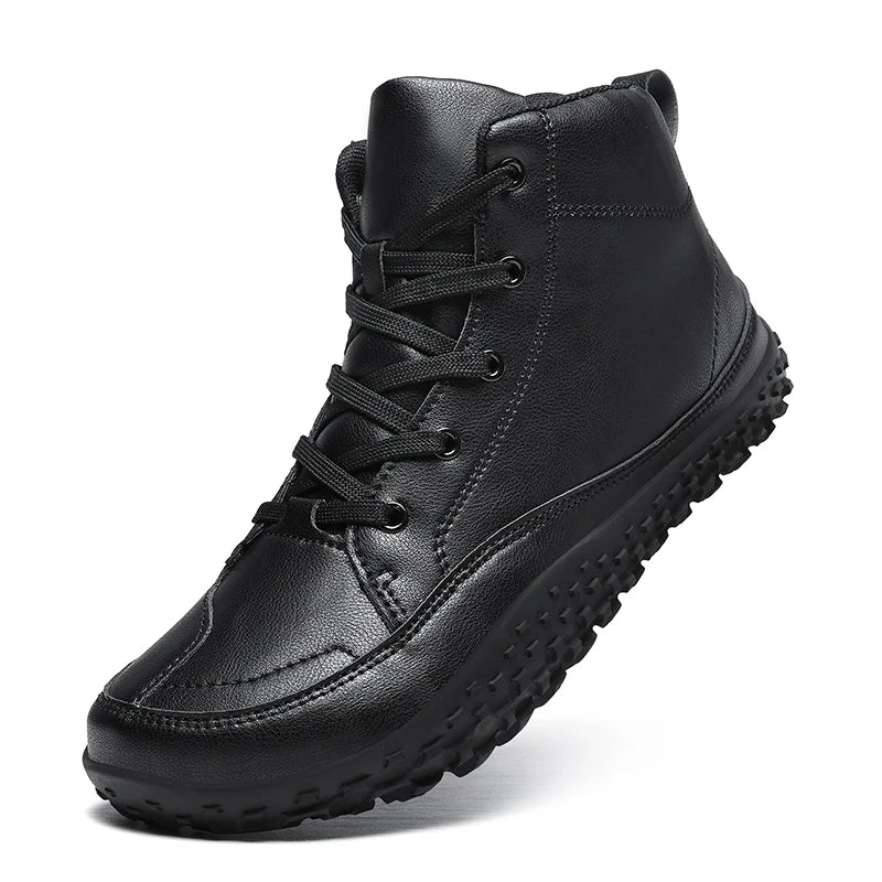 Botas Hombre Barefoot Senderismo - Puntera Ancha Hiking Montaña Cómodas