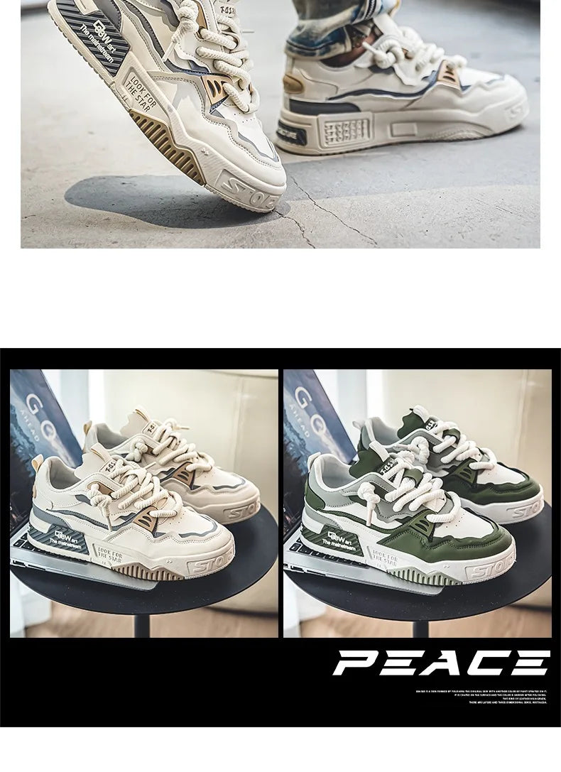 Sneakers Hombre Fashion Otoño - Suela Suave Cómodas Running Tenis Masculino