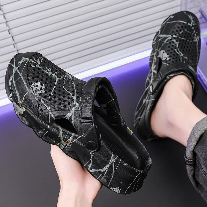 Chanclas Hombre Verano Playa - Sandalias Antideslizantes Outdoor Casual