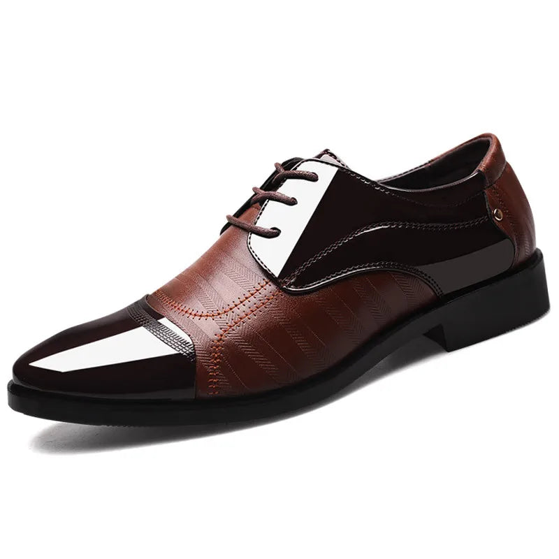 Zapatos Vestir Hombre Business Negros - Clásicos Elegantes Formales Boda Slip-On Oficina Oxford
