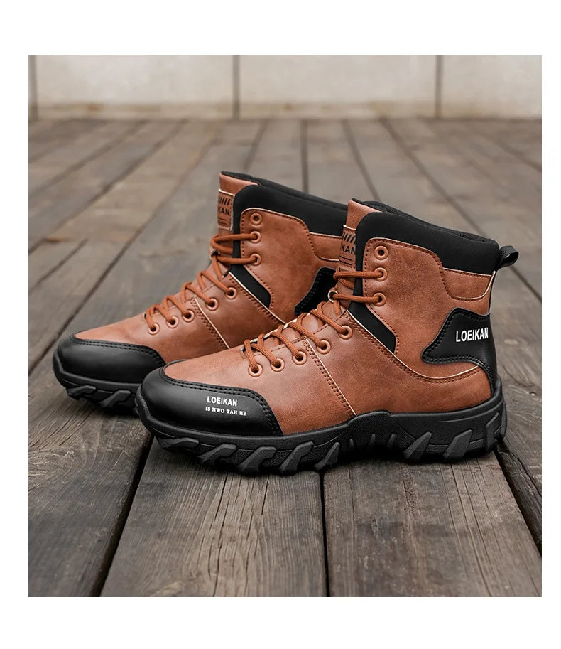 Botas Hombre Montañismo Deportivas - Casual Outdoor Senderismo Trendy Fashion Street Versátiles