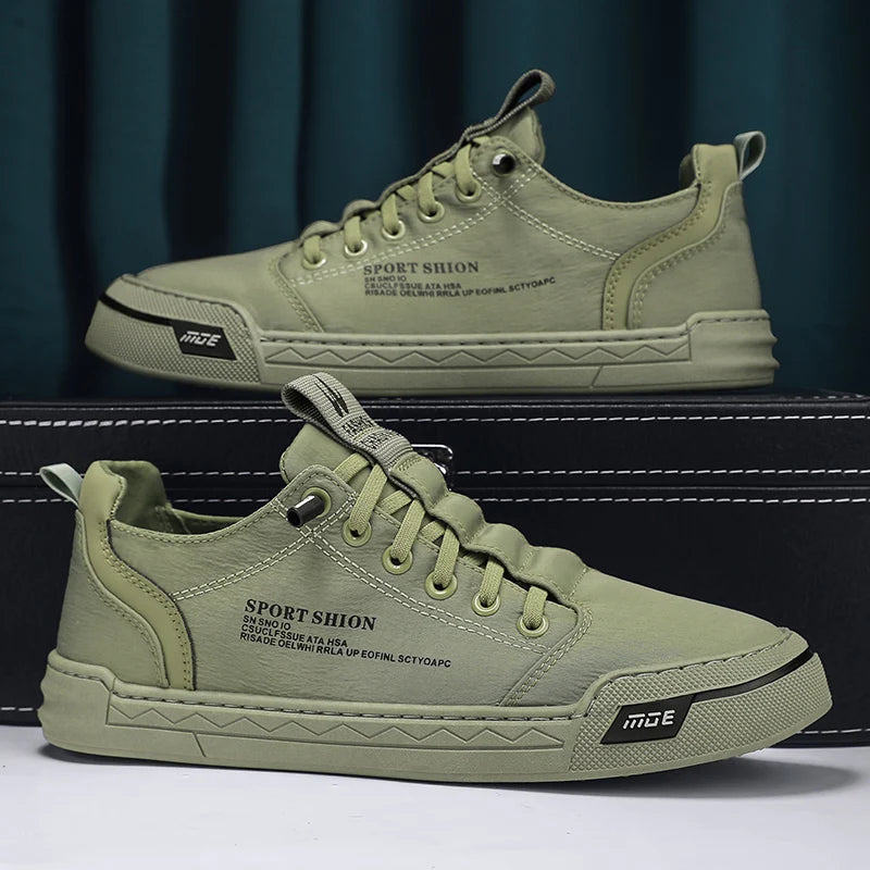 Zapatillas Hombre Casual 2025 - Sneakers Canvas Outdoor Walking Cómodas