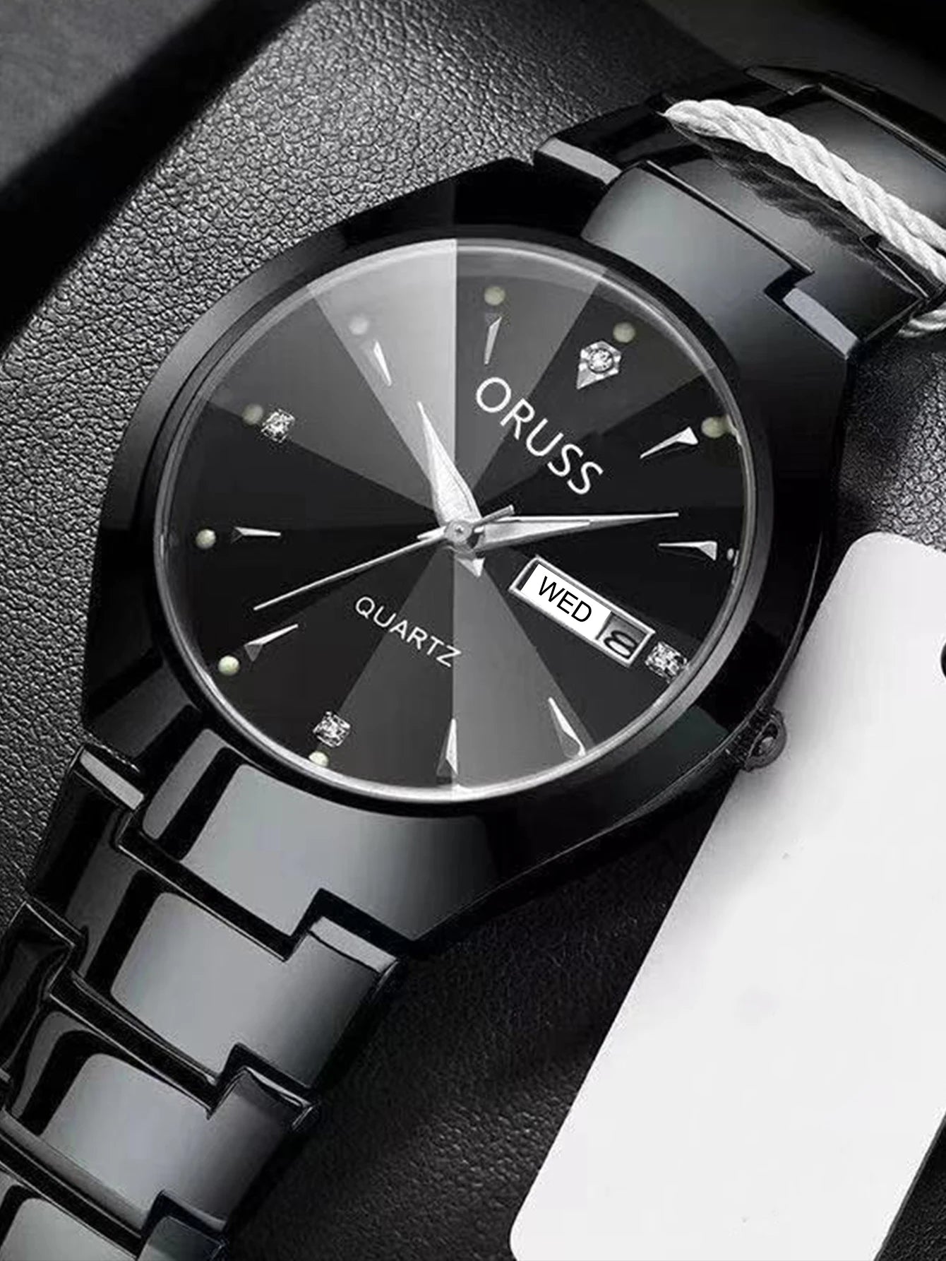 Reloj ORUSS para Pareja - Cuarzo Luxury Acero Inoxidable Resistente al Agua