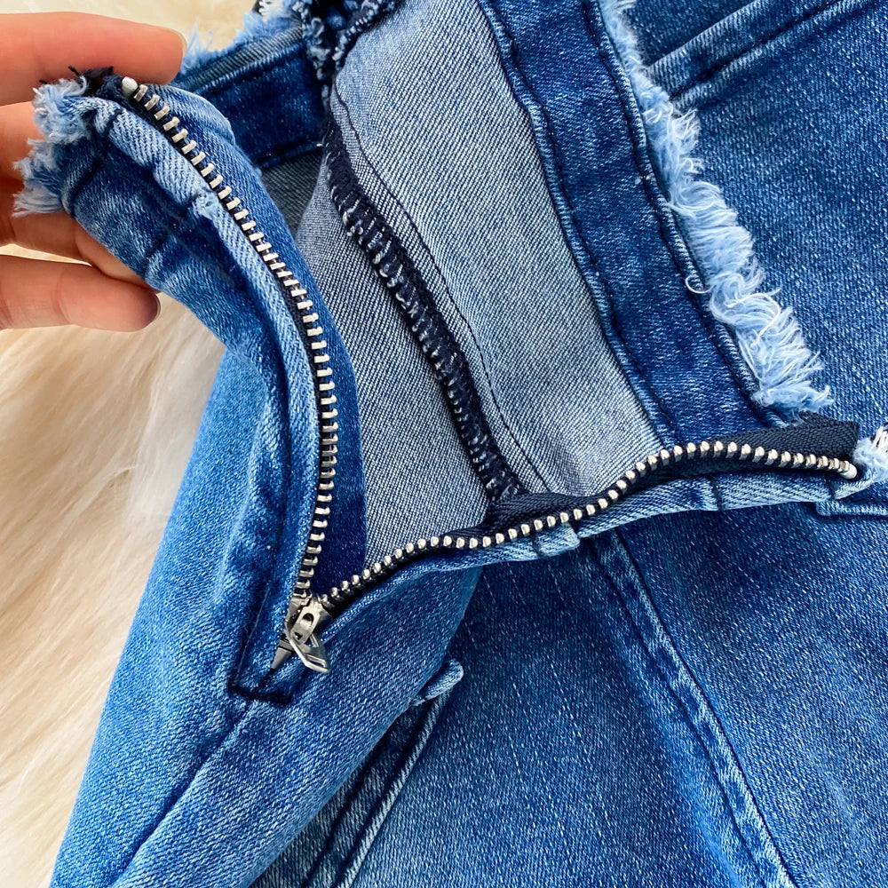 Jeans Acampanados Mujer Cintura Alta - Pantalón Coreano Otoño 2025