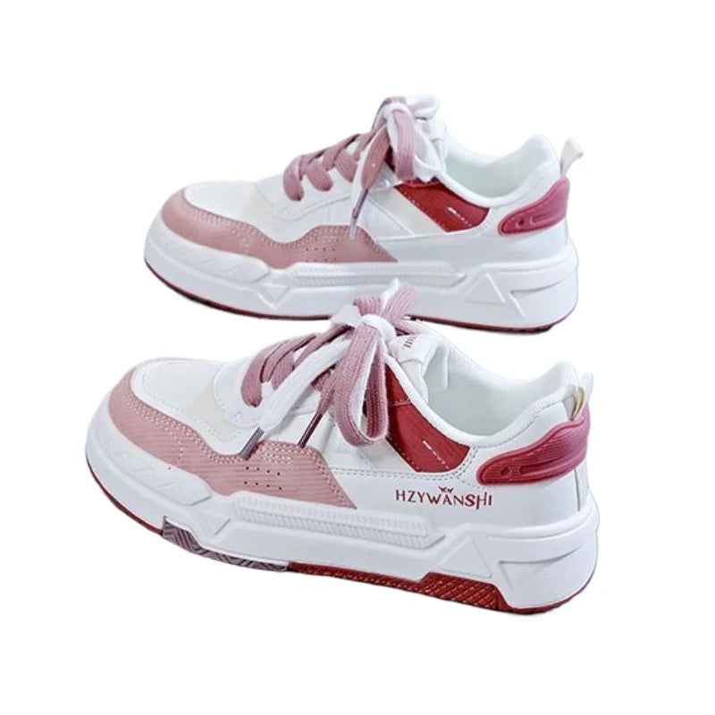 Sneakers Chunky Blancos High Top Mujer 2024 - Zapatillas Plataforma Luxury Designer