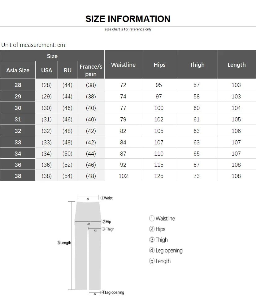 Vaqueros Blancos Hombre Casuales Stretch - Jeans Slim Fit Rectos Streetwear