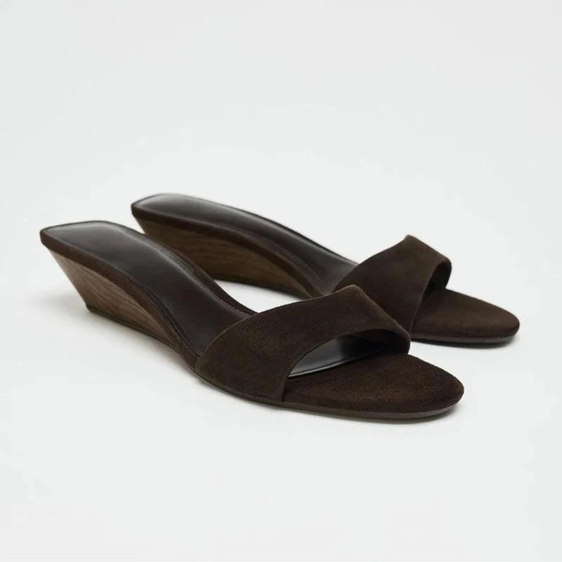 Sandalias Plataforma Mujer Luxury 2025 - Zapatos Cuña Versátiles Fashion Verano