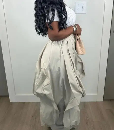 Pantalón Cargo Mujer Elegante - Pantalón Trabajo Patchwork 2025