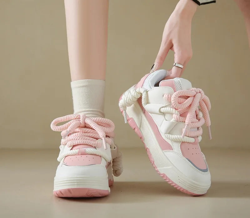 Sneakers Chunky Unisex Suela Gruesa - Zapatillas Casual Versátiles Hombre Mujer