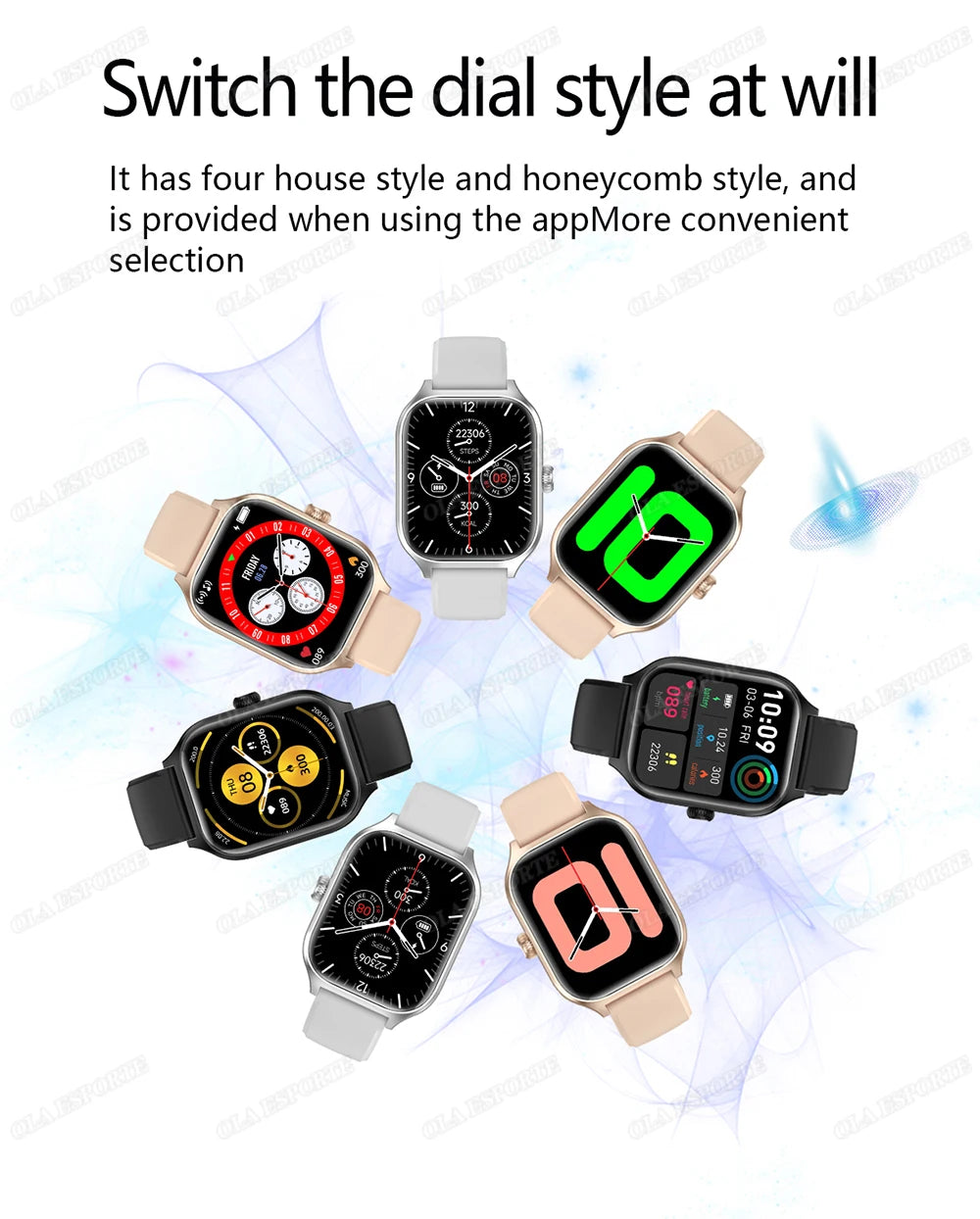 Smartwatch 2.01'' HD para Android iOS - Llamadas Bluetooth Deportivo Música