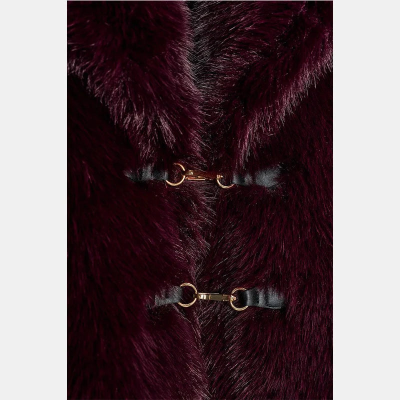 Chaqueta Mujer Elegante PU Piel - Chaqueta Solapa Doble Botón 2025