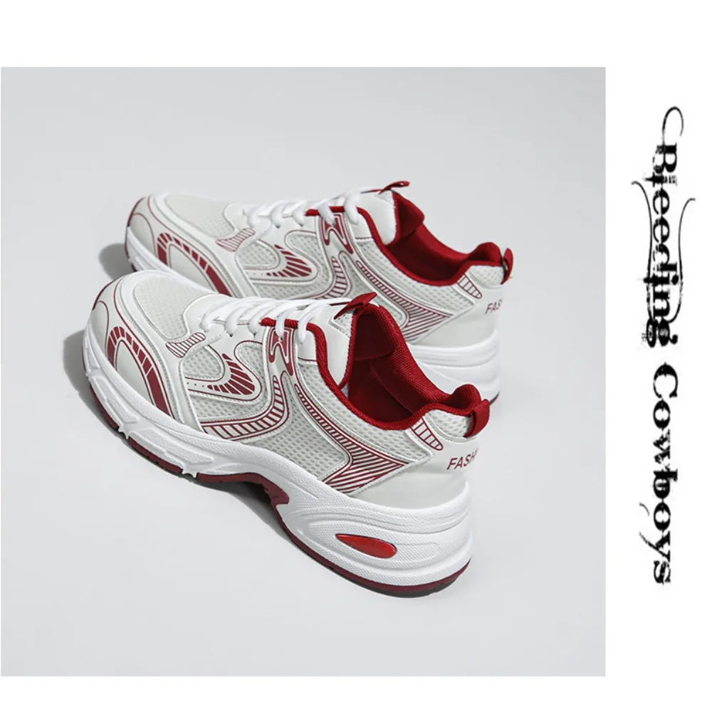 Sneakers Dad Shoes Mujer Verano 2025 - Zapatillas Mesh Transpirables Casual All-Match