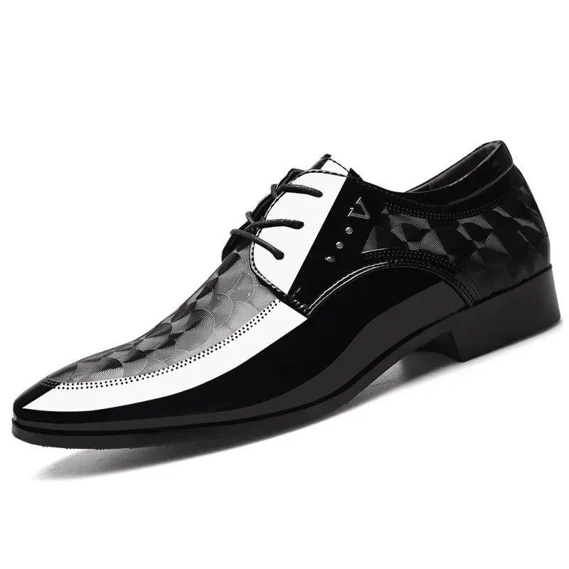 Zapatos Hombre Cuero Business 2025 - Mocasines Elegantes Boda Vestir Formales