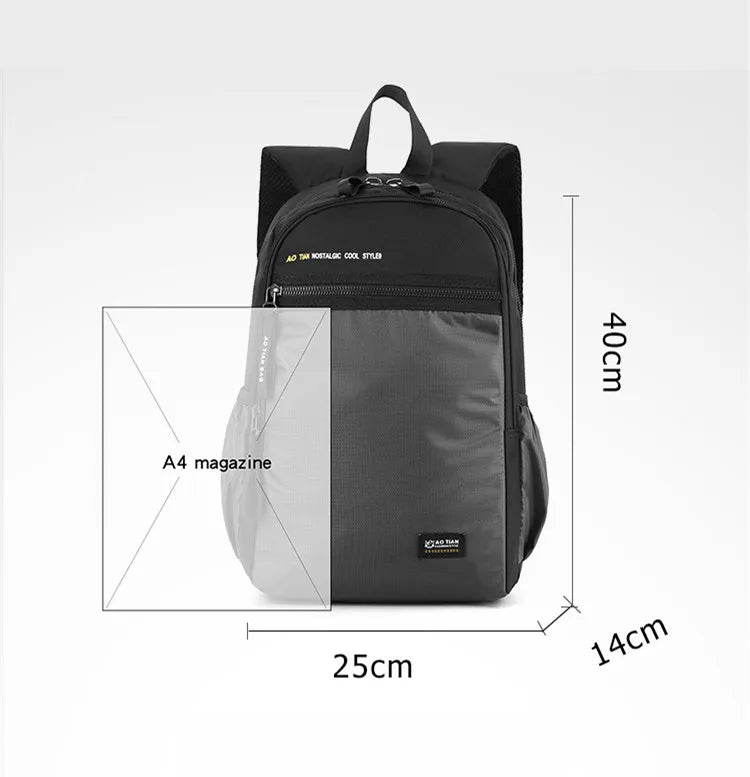 Mochila Hombre Impermeable 2025 - Alta Calidad Viaje Rucksack Adolescentes Casual Hombro Mochilas