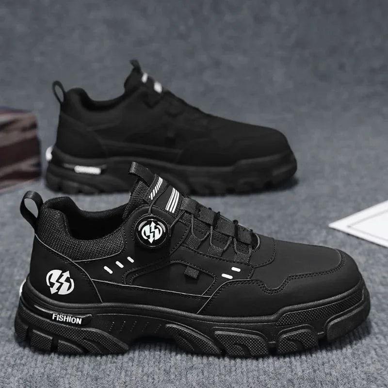 Botas Hombre High-Top Montañismo - Outdoor Antideslizantes Casual Viaje Fashion Versátiles Cómodas Senderismo