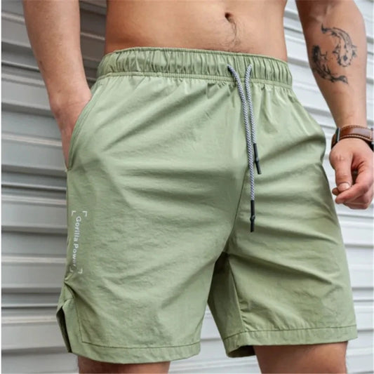 Shorts Ligeros Hombre Running - Pantalones Fitness Secado Rápido Sentadillas