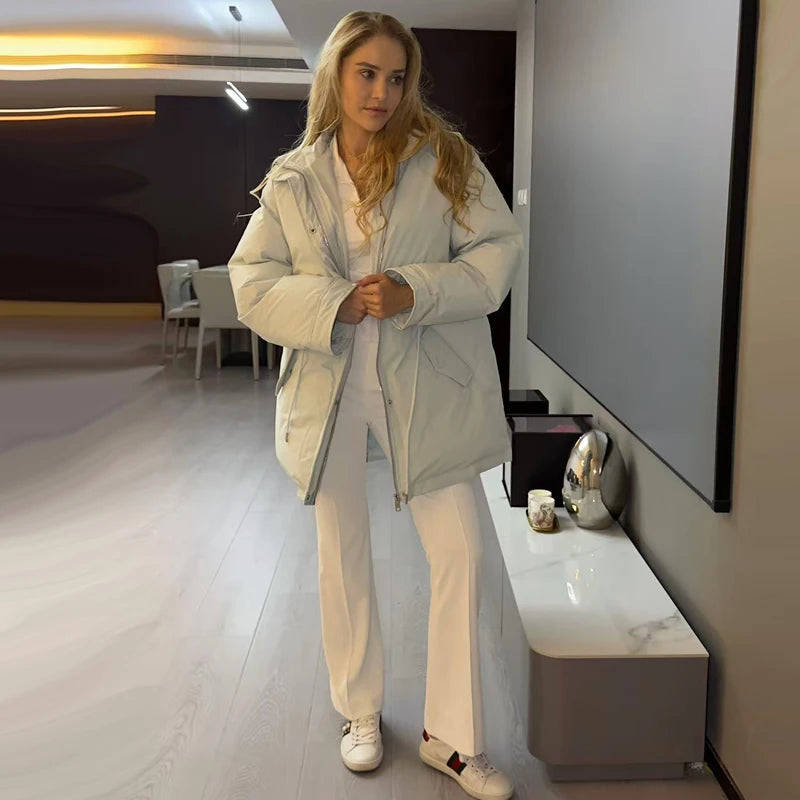 Chaqueta Mujer Moda Otoño Invierno - Chaqueta Parka Cálida Impermeable 2025