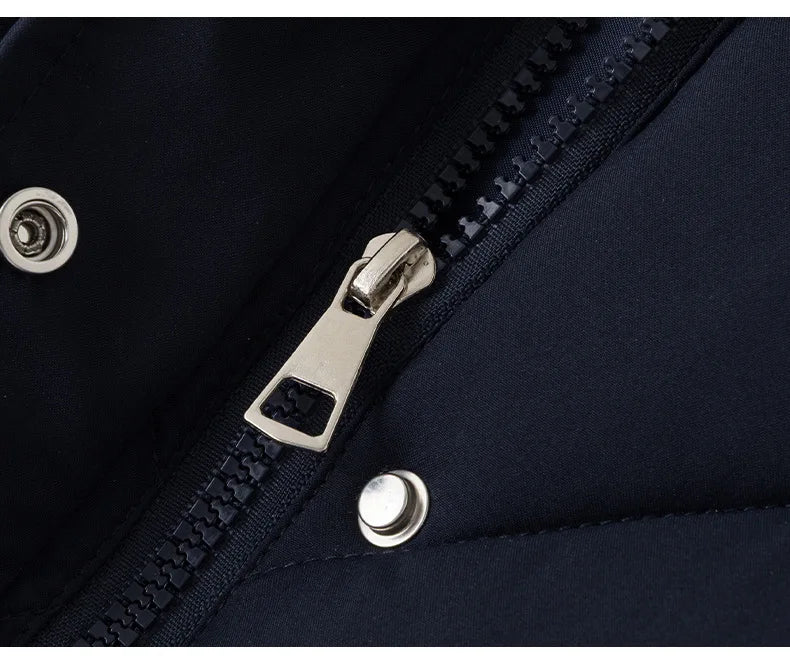 Chaqueta Algodón Mujer Tendencia - Chaqueta Estilo Chino Cuello Lana 2025