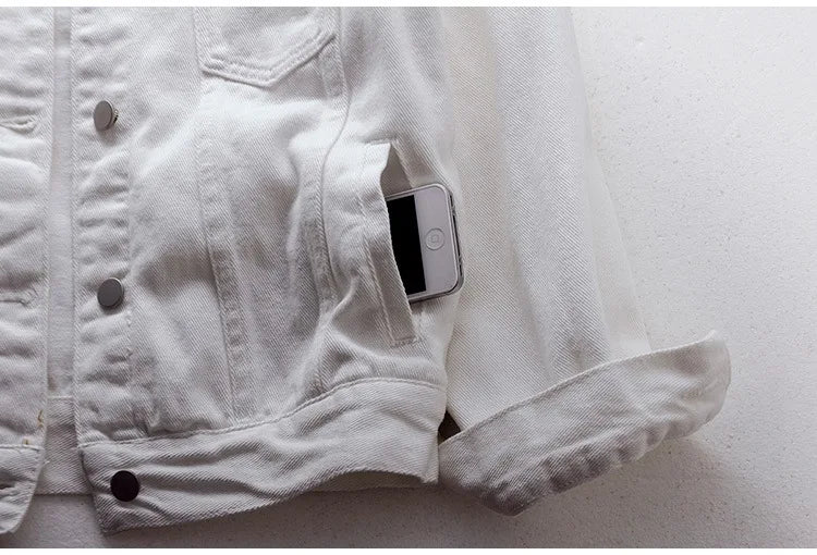 Chaqueta Denim Mujer Boyfriend - Jacket Jeans Oversize Colores 2023