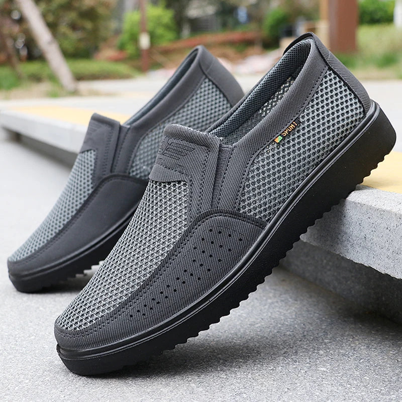 Zapatos Hombre Slip-On Transpirables - Casual Ligeros Walking Outdoor Pesca Parque Ejercicio