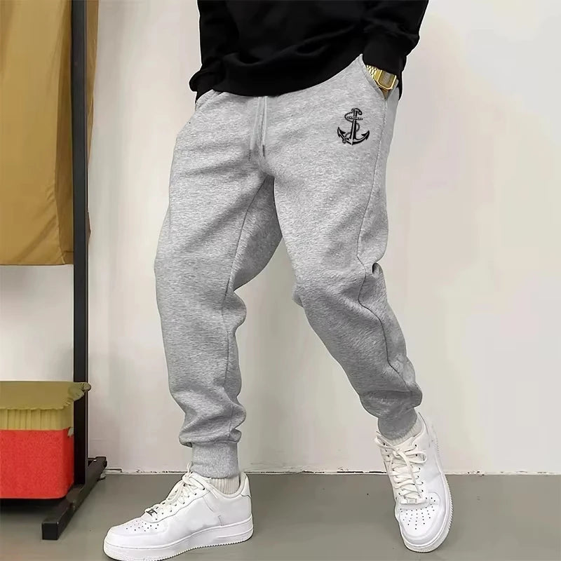Pantalones Jogger Hombre Estampado 2025 - Streetwear Urbano Cálido