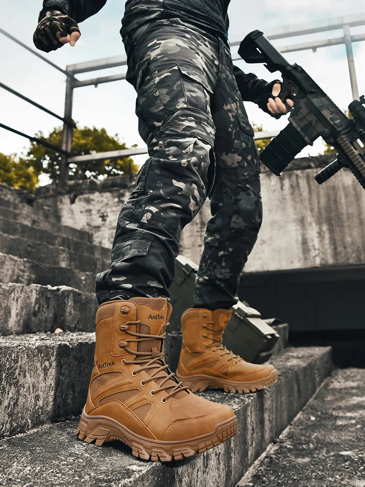 Botas Hiking Hombre High-Top Outdoor - Senderismo Cálidas Cómodas Casual Invierno