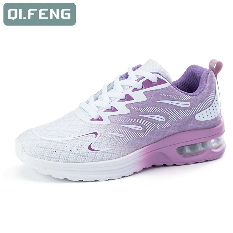 Sneakers Air Cushion Mujer Talla Grande - Zapatillas Mesh Transpirables Ligeras Otoño