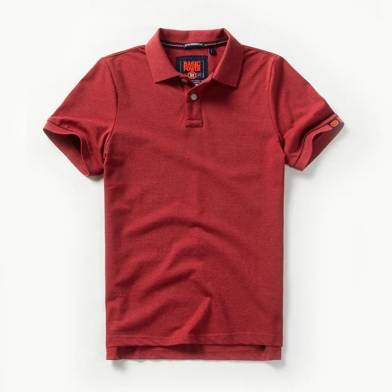 Polo Hombre Golf Algodón 2023 - Manga Corta Casual Simple Camisas