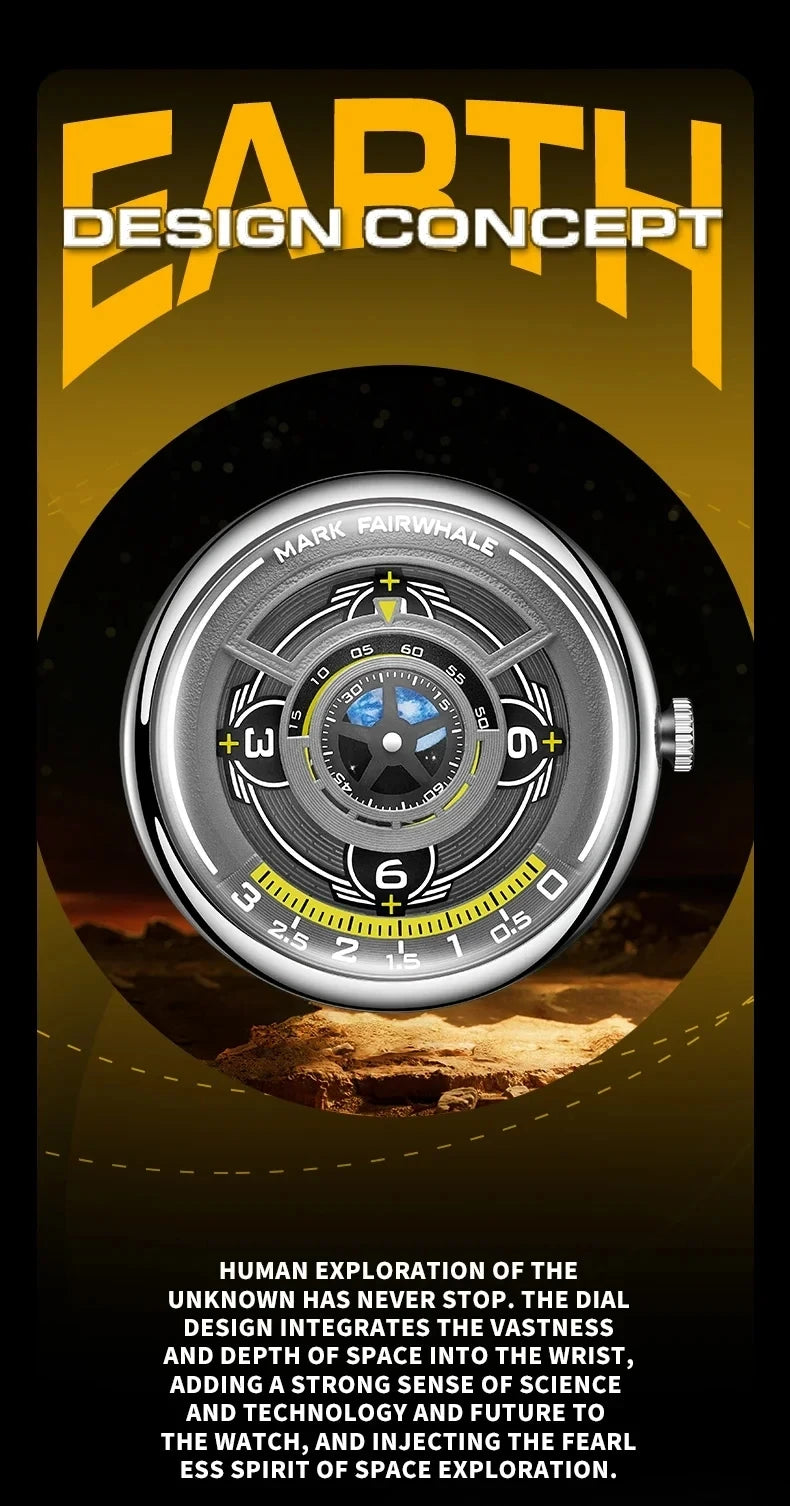 Reloj Mark Fairwhale 5990 Hombre 2025 - Cuarzo Silicona Deportivo con Luz Nocturna