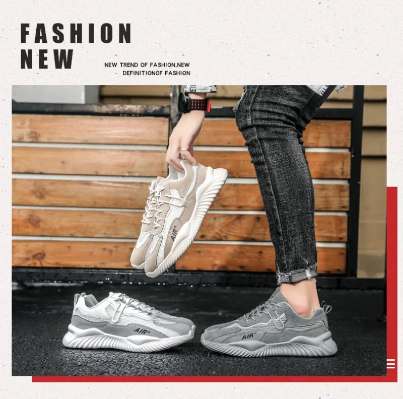 Zapatillas Deportivas Hombre Malla Transpirable - Running Tenis Verano