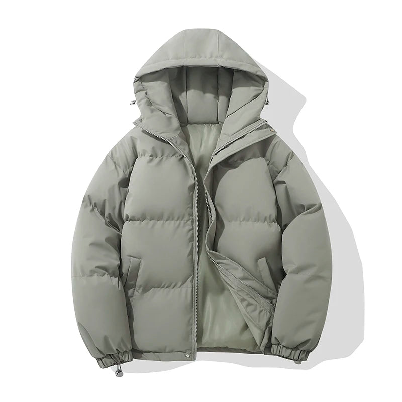 Chaqueta Puffer Mujer Cálida - Chaqueta Capucha Cremallera Algodón