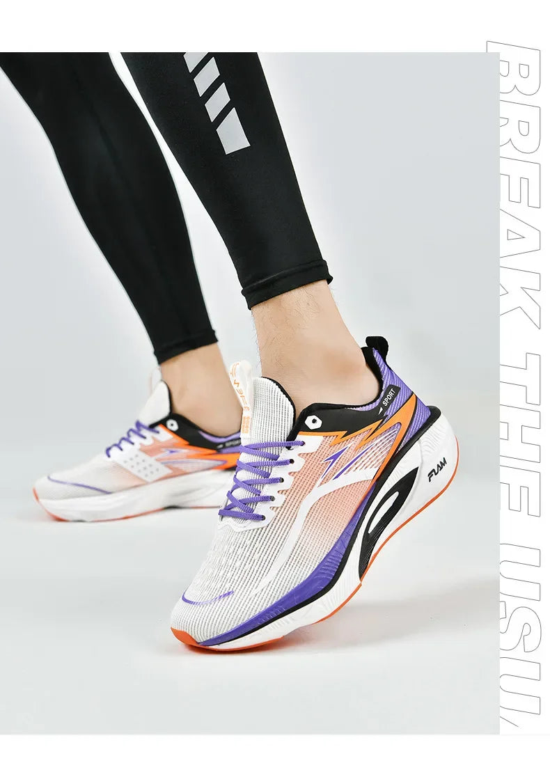 Zapatillas Marathon Profesionales Placa Carbono - Running Competición Verano