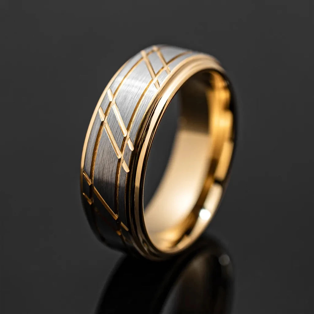 Anillo Vintage Hombre - Estilo Retro Punk Lujo
