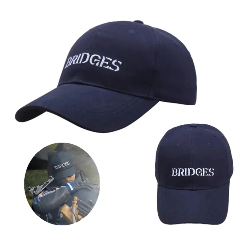Gorra Death Stranding Azul - Baseball Cap Bordado Sam Bridges