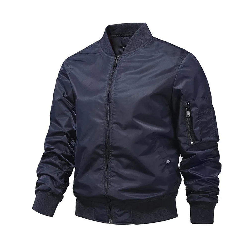 Chaqueta Bomber MA1 Air Force Hombre - Jacket Fino Ajustado M-5XL