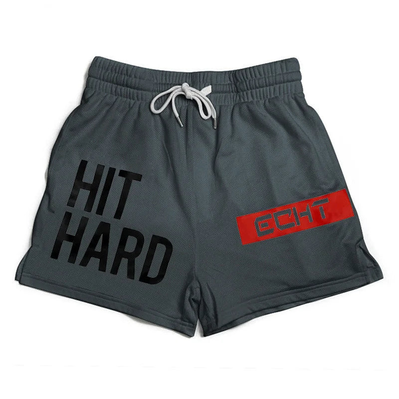 Shorts Deportivos Hombre Fitness Playa - Pantalones Malla Transpirable 2024