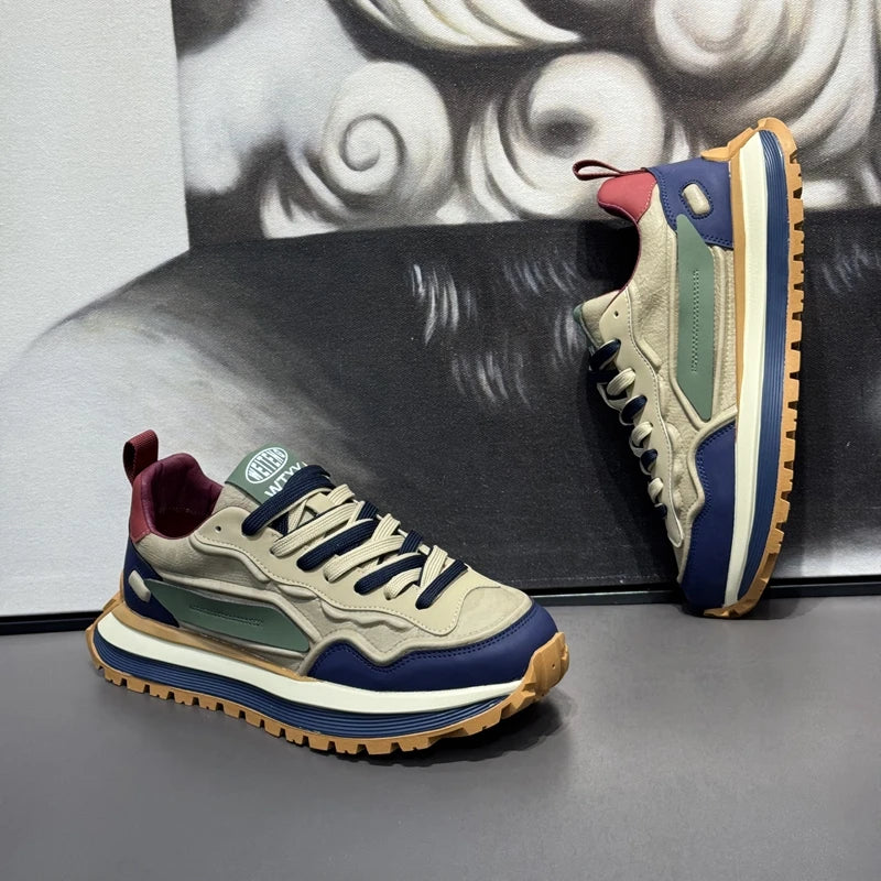 Sneakers Hombre Platform Deportivos - Sport Leisure Casual Antideslizantes Fashion Resistentes Loafers