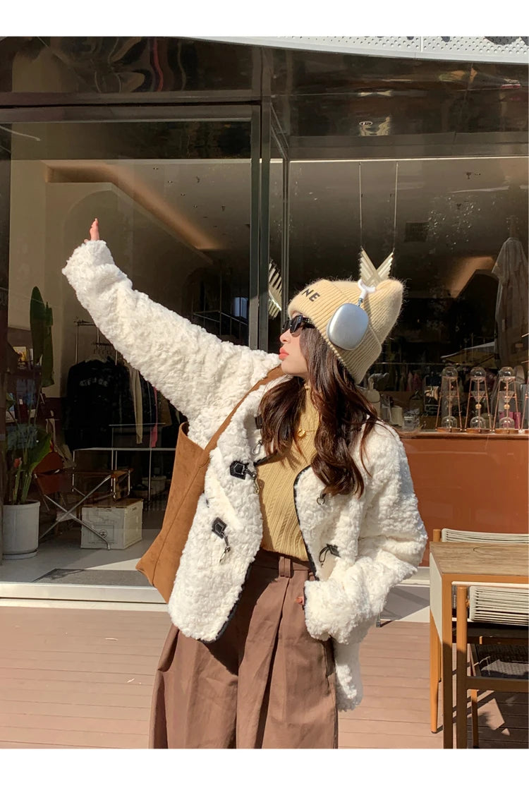 Suéter Cuello Alto Mujer Fruncido 2025 - Jersey Invierno Cálido Slim Otoño