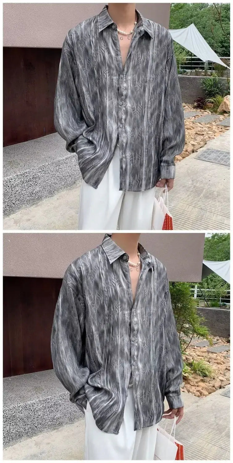 Camisa Hombre Casual Manga Larga Otoño - Protección Solar Marca Trendy